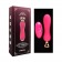 Розовый мини-вибратор Mini Vibrator с пультом ДУ - 12,5 см. - I-MOON