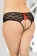 Ажурные трусики со шнуровкой и вырезом на попке - SoftLine купить с доставкой